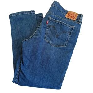 Levi's Blue Boyfriend Straight Leg Jeans Size 30